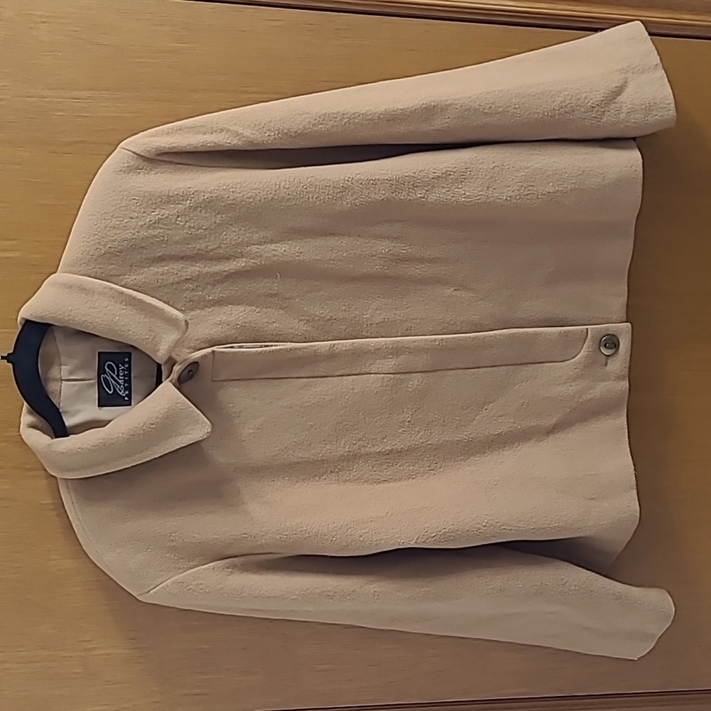 Garey Petites Cashmere Blend Beige/Camel Blazer